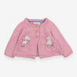 Pink Knit Cardigan Mice Pocket Pals