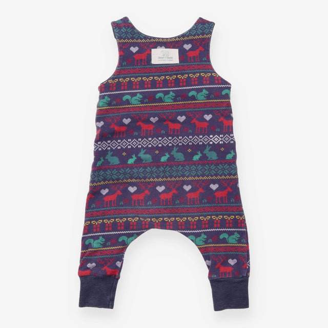 Jersey Romper Navy