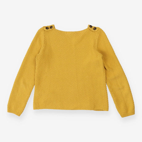 Sweater mustard with button details