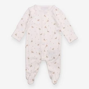 Sleepsuit white reindeer 