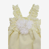 Swimsuit Yellow Stripe Seersucker