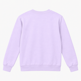 Light Lilac Crew Neck Long Sleeve Sweatshirt
