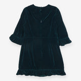 Nobody's Child Dress Emerald Green Velvet Mini