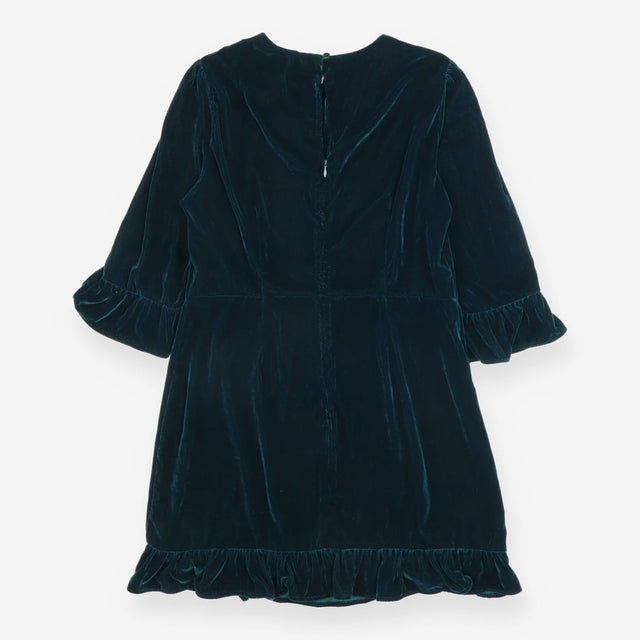 Nobody's Child Dress Emerald Green Velvet Mini