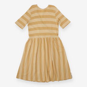 Mainio Yellow Open Back Dress Organic Cotton Scand
