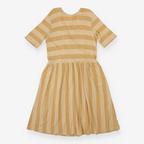 Mainio Yellow Open Back Dress Organic Cotton Scand
