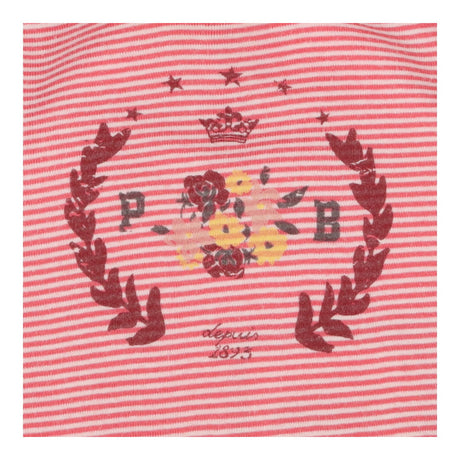 Red Striped Roses Long Sleeve