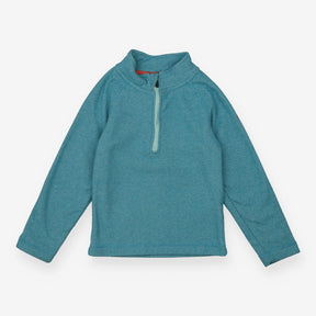 Blue half zip sweater