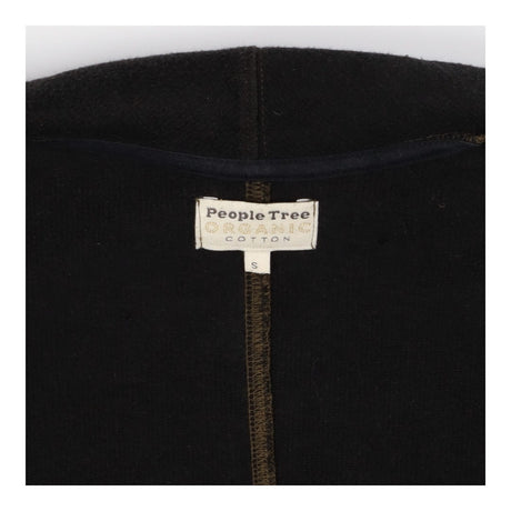 Jersey Long Line Jacket Green with Black Lining