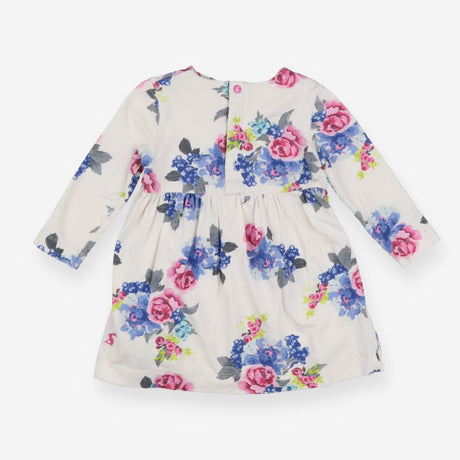 Dress long sleeve white floral