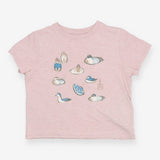 Uniqlo Box Tee – Pink Mallards