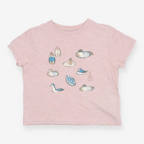 Uniqlo Box Tee – Pink Mallards