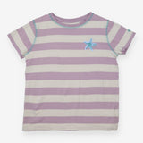T-shirt purple stripe starfish