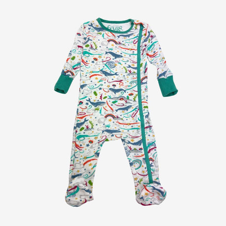 Adventure whales sleepsuit