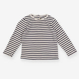 Black and White Striped Long Sleeve