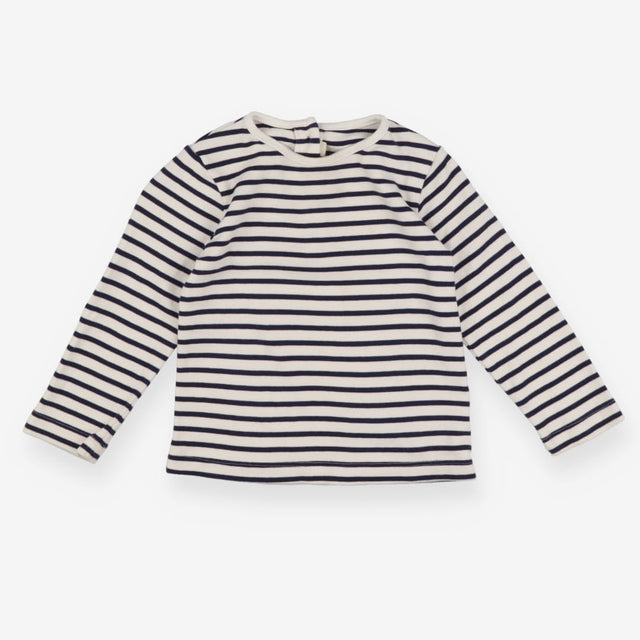 Black and White Striped Long Sleeve
