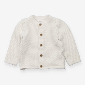 White Knit Cardigan