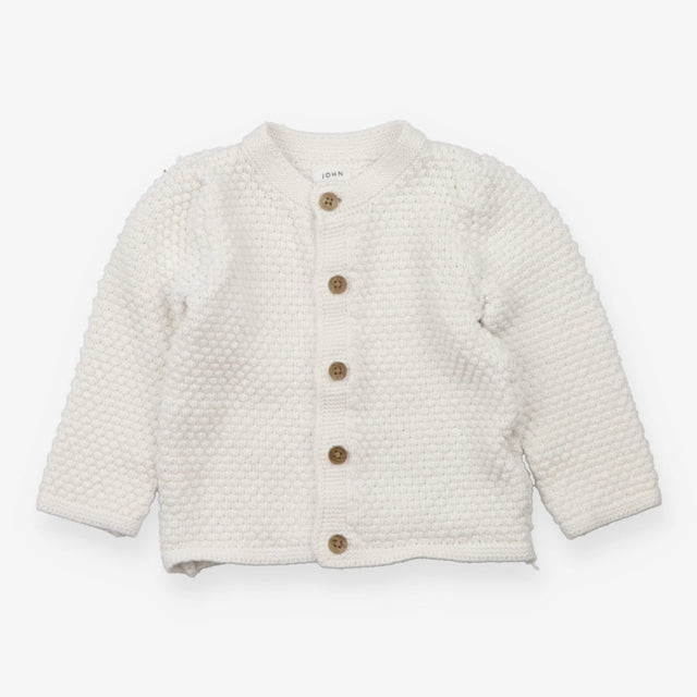 White Knit Cardigan