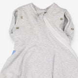 Grey Swaddle Sleep Bag 1 tog LIGHT