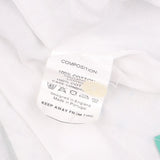 Dress Sleeveless White Collared Green and Blue Flo