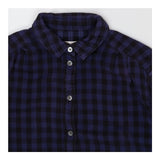 Shirt Blue Check Long Sleeve