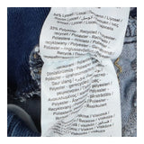 Baby jeans elastic waist heart pocket