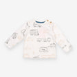 T-shirt white with vehicles