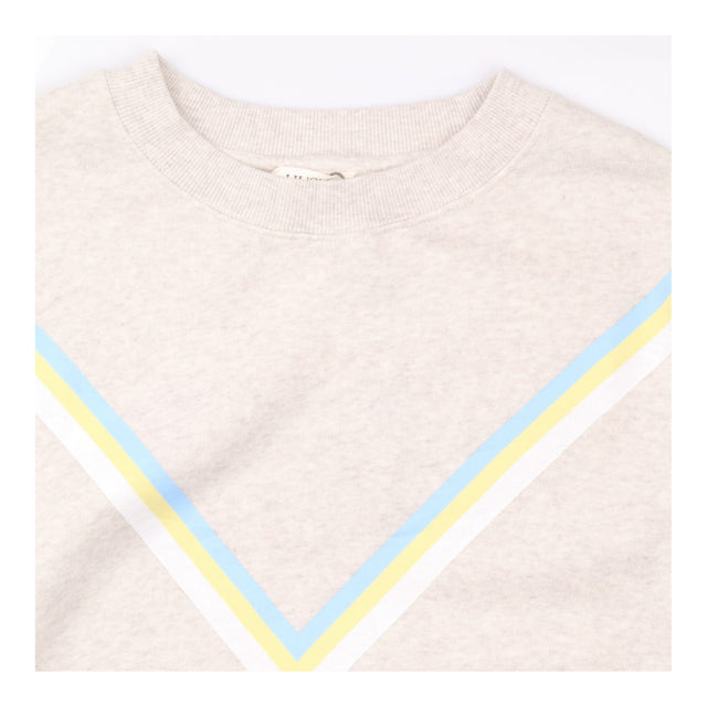 Sweatshirt Winona Chevron Stripe Grey Marl Blue Ye