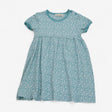 Dress Jersey Blue with White Flowers