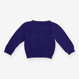 Purple Knit Cardigan
