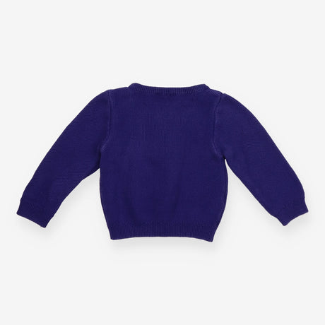 Purple Knit Cardigan