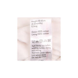 Sleeping Bag White with Pink Spots 0.5 Tog