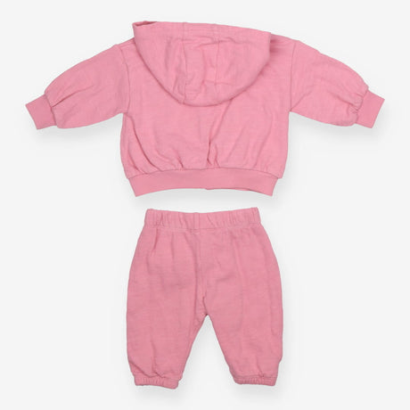 Pink Tracksuit with Smiley Logo