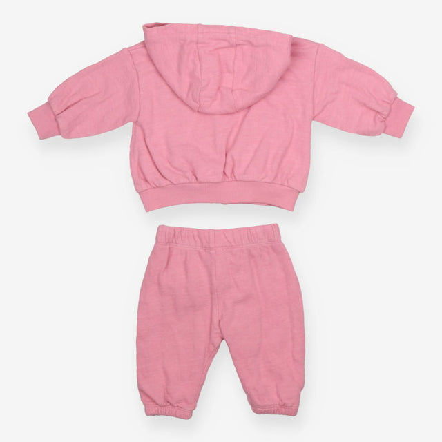 Pink Tracksuit with Smiley Logo