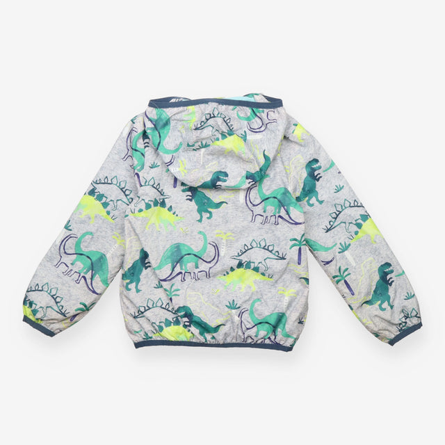 Grey Dinosaurs Lightweight Coat