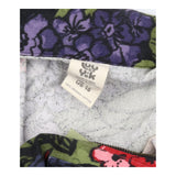 Dark Navy Rose Floral 100% Organic Cotton Short Sl