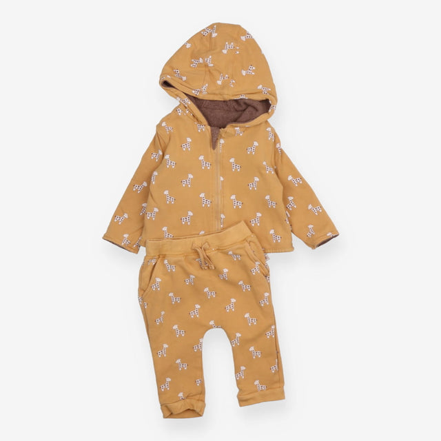 Giraffe Hoodie and Joggers Outfit