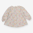 Dress Collared White Floral Mice and Bunnies