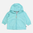 Hoodie Jersey Aqua Blue
