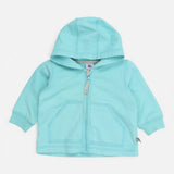 Hoodie Jersey Aqua Blue