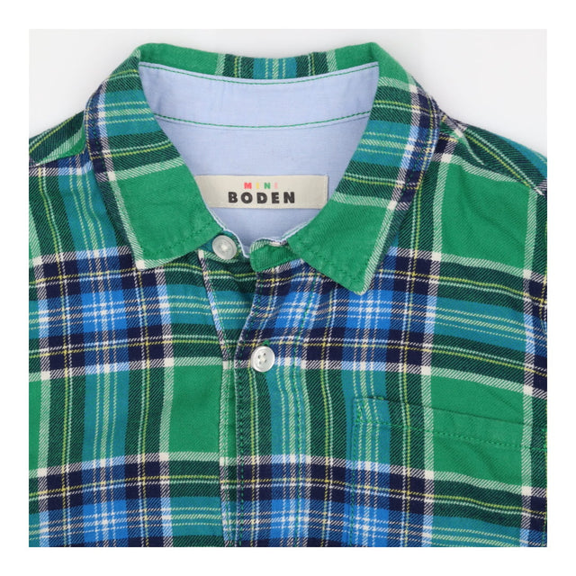 Shirt Tartan Green and Blue