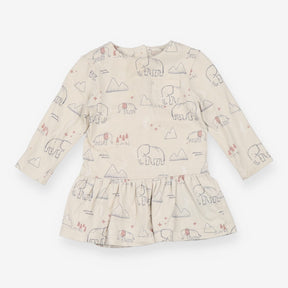 Tunic cream frill mammoths and mountains