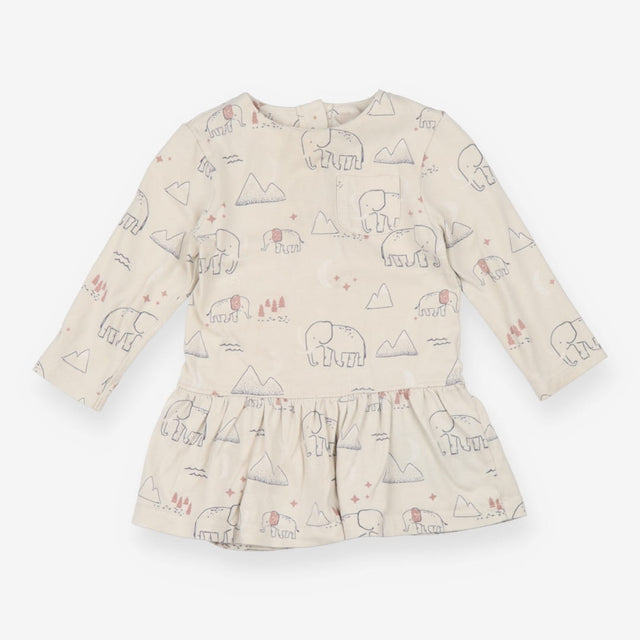 Tunic cream frill mammoths and mountains