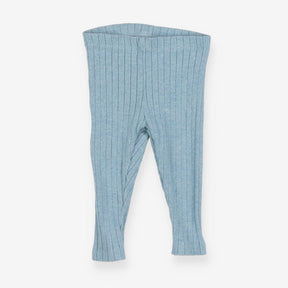 Leggings Ribbed Light Blue Marl