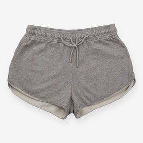 Grey Organic Cotton Sweat Shorts