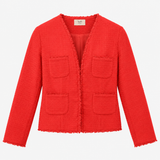 Jacket Coral Fringed