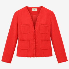 Jacket Coral Fringed