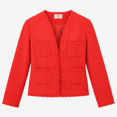 Jacket Coral Fringed