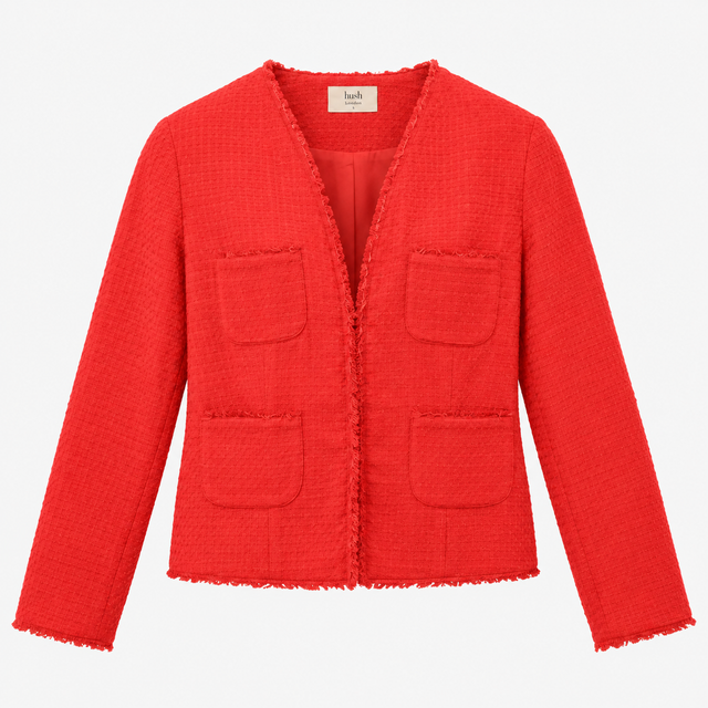 Jacket Coral Fringed