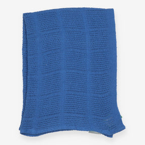 Cologne & Cotton Cellular Blanket Blue
